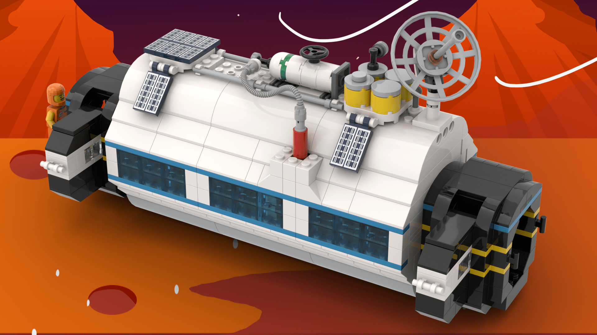 太空化学实验仓_Chemistry Lab Model